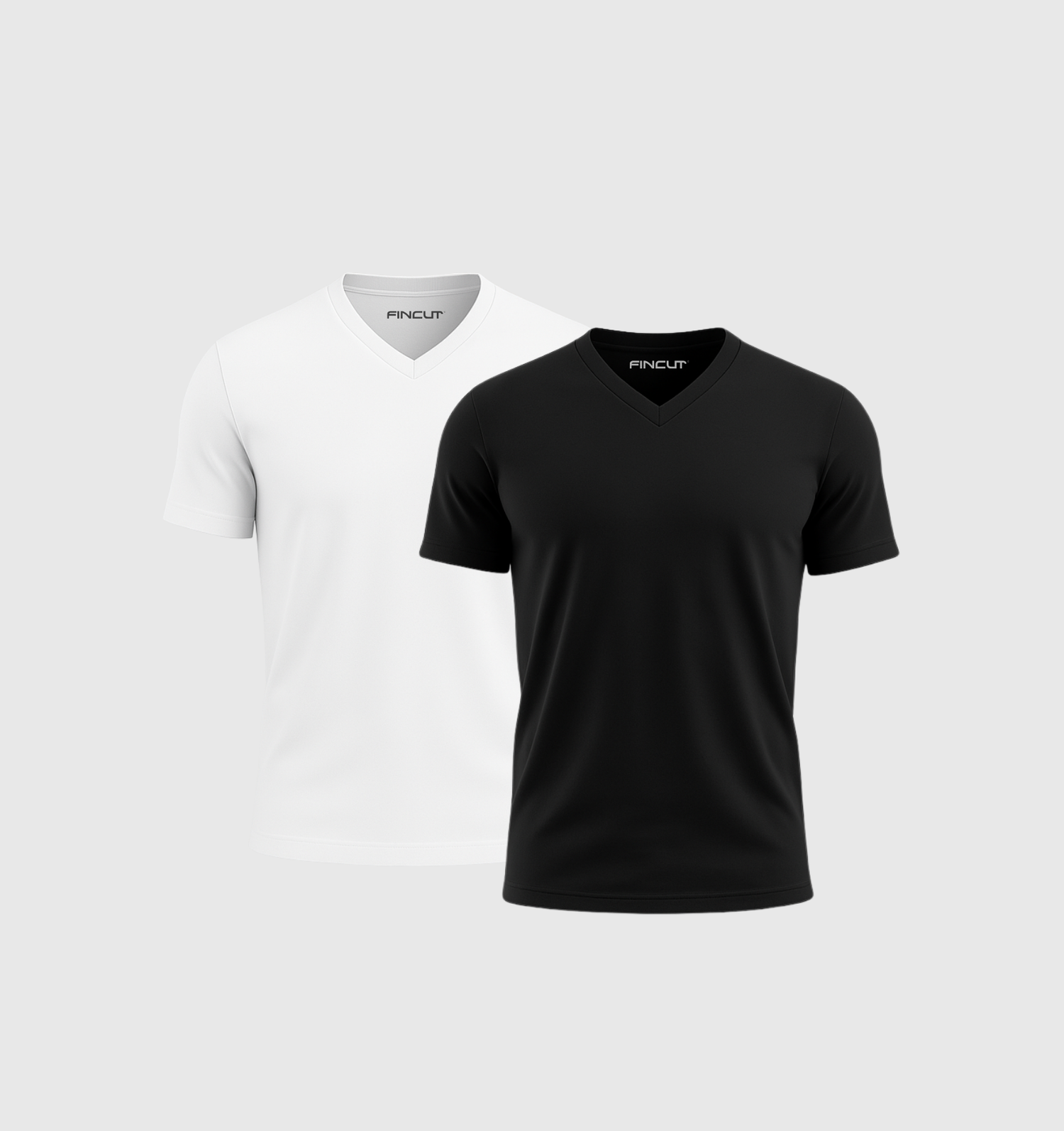 2-pack V-trička - mix