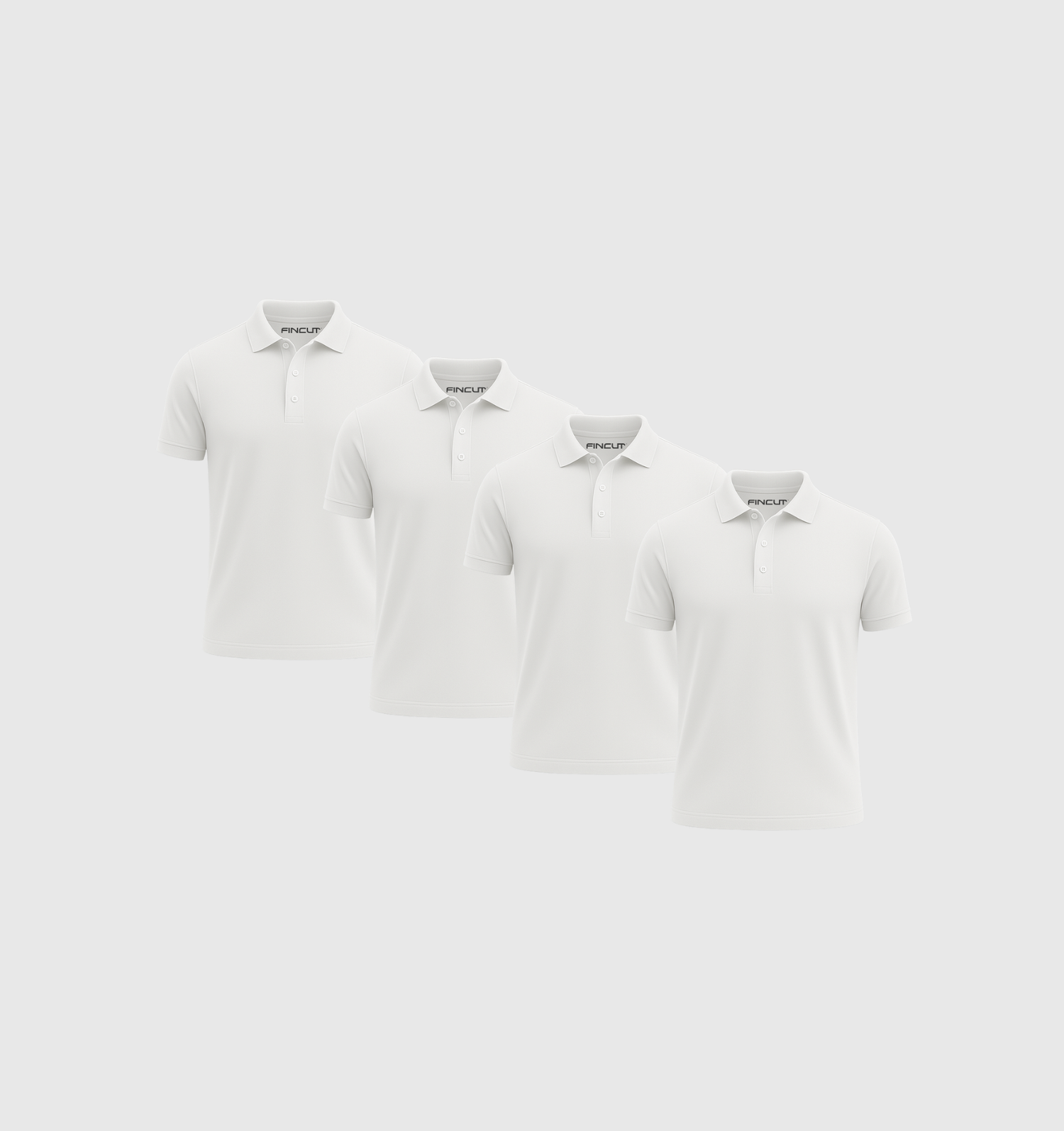 4-pack pola - bílá