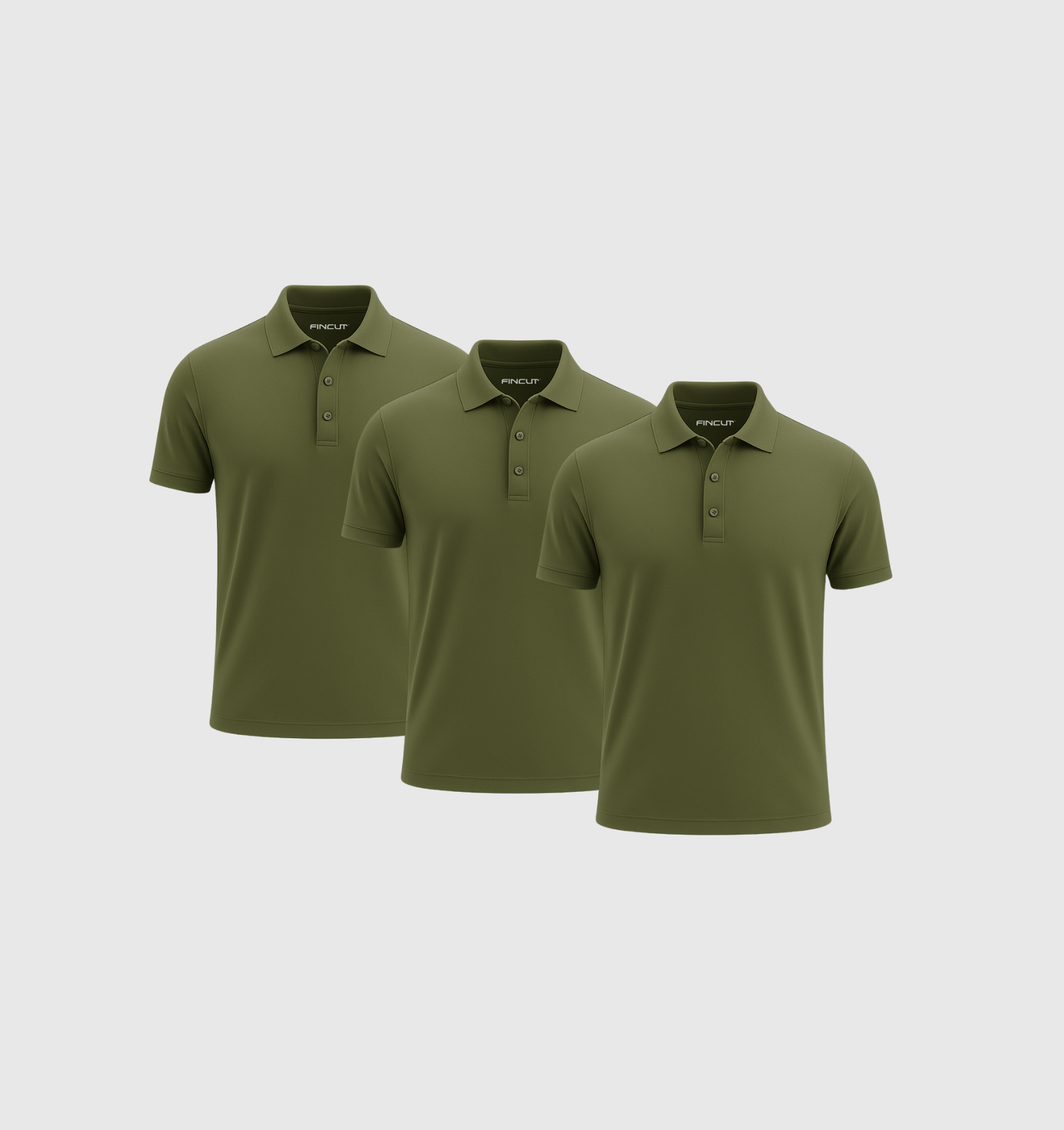 3-pack pola - khaki
