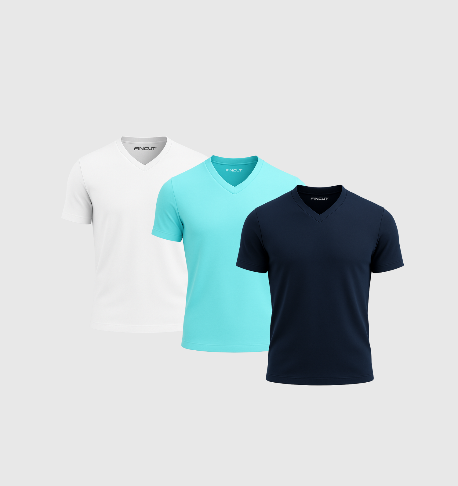 3-pack V-trička - léto