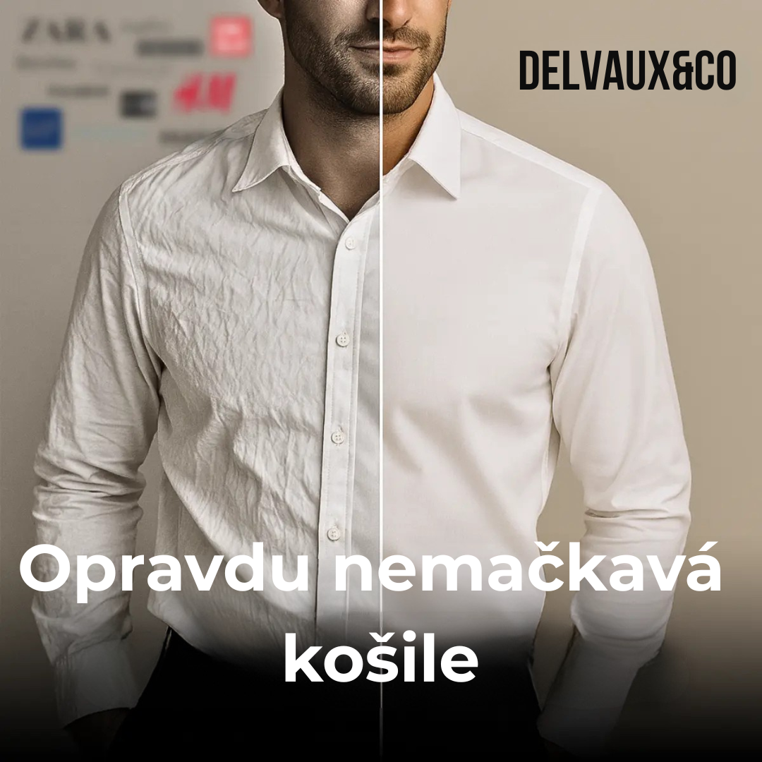 NEMAČKAVÁ KOŠILE S PŘILÉHAVÝM STŘIHEM