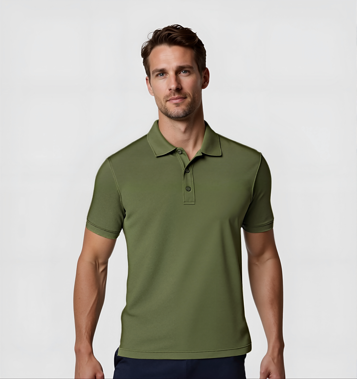 Baleni 6 ks polo - khaki