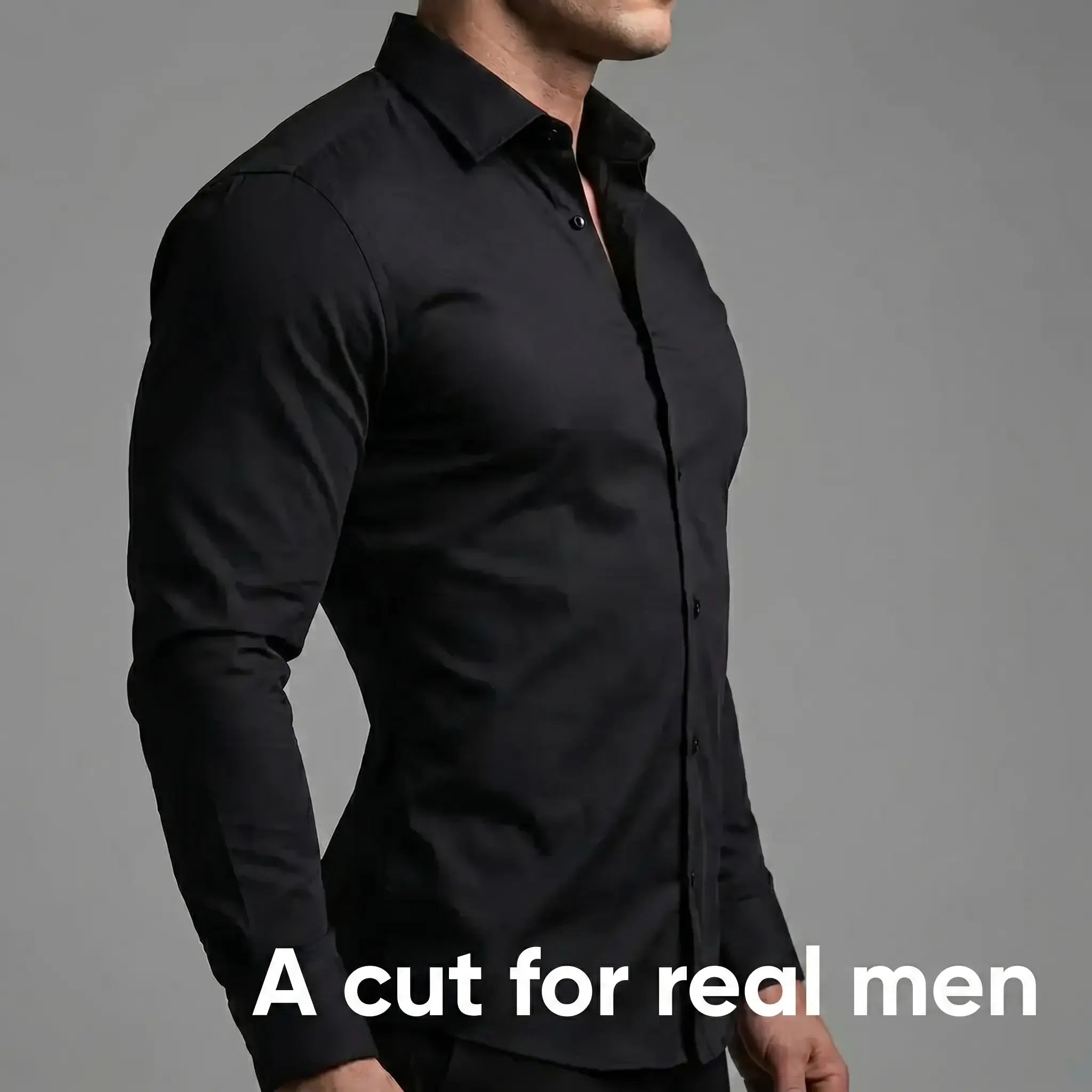 NON-WRINKLE SHIRT WITH A SLIM FIT