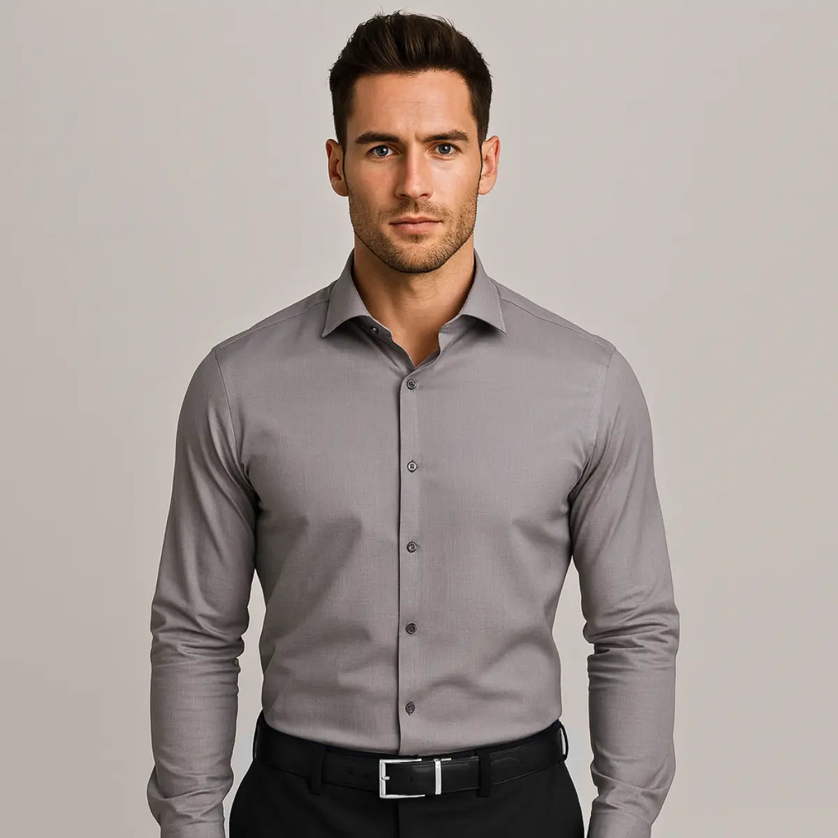 NON-WRINKLE SHIRT WITH A SLIM FIT