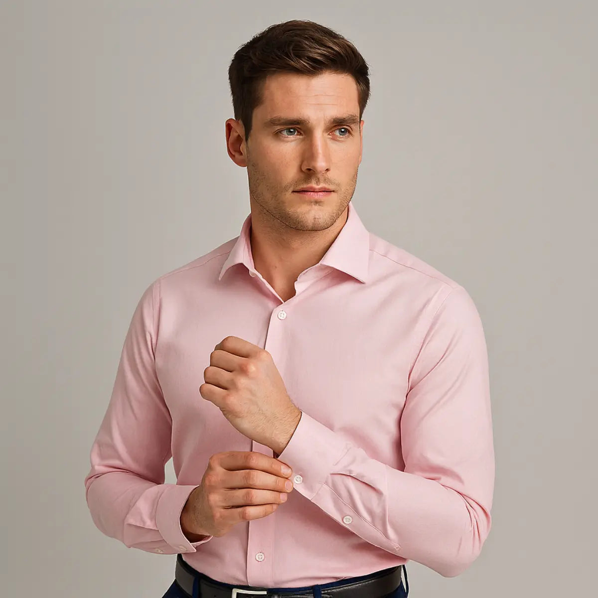 NON-WRINKLE SHIRT WITH A SLIM FIT