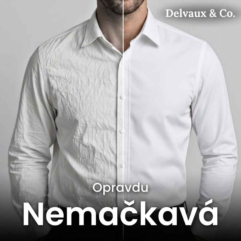 NEMAČKAVÁ KOŠILE S PŘILÉHAVÝM STŘIHEM